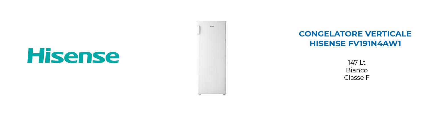 Congelatore Verticale Hisense FV191N4AW1a